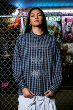 'PERRO' Blue Flannel Button up